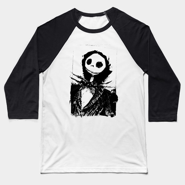 Jack, The Pumpkin King Baseball T-Shirt by BertoMier